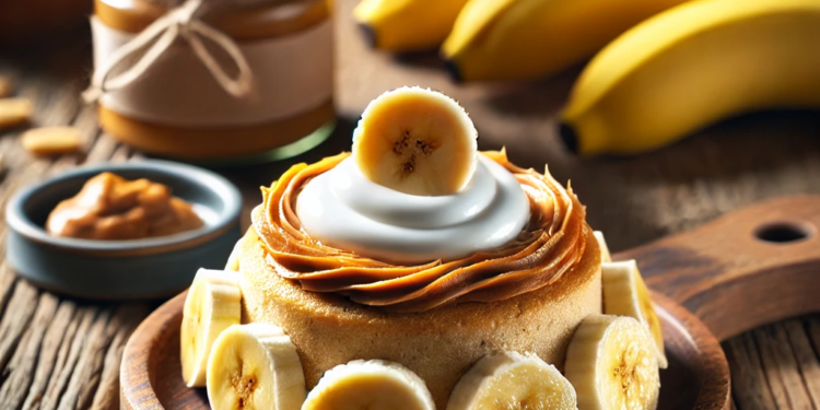 Peanut Butter and Banana Dog Cake