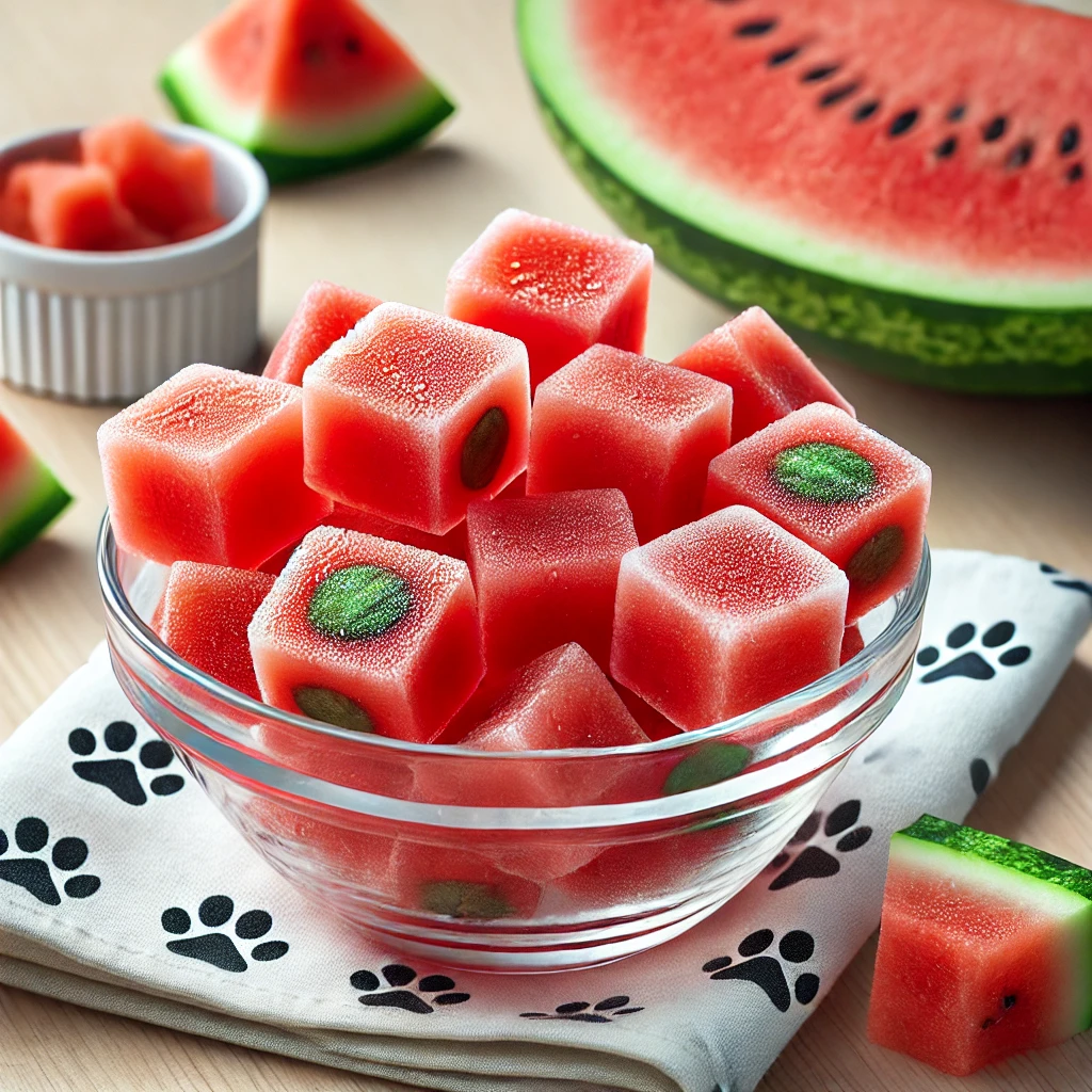Watermelon Ice Cubes