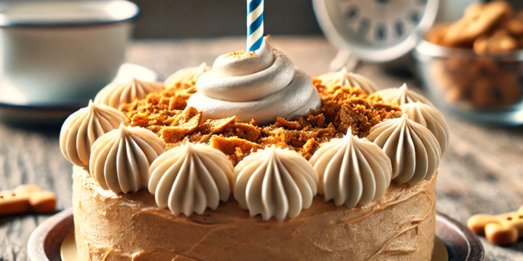Classic Peanut Butter Dog Cake