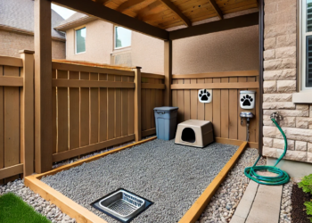 Budget-Friendly Dog Potty Area