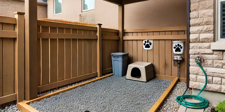 Budget-Friendly Dog Potty Area