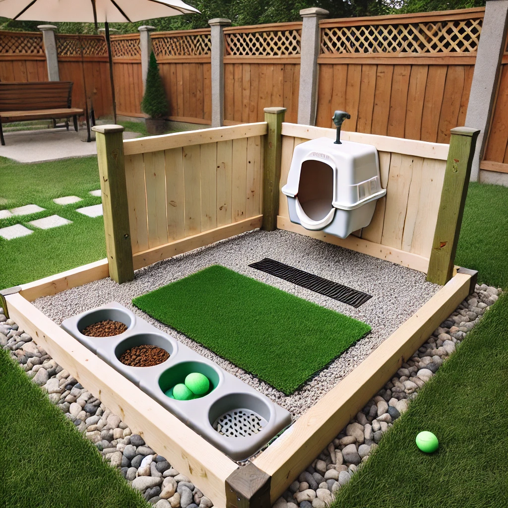 Budget-Friendly Dog Potty Area
