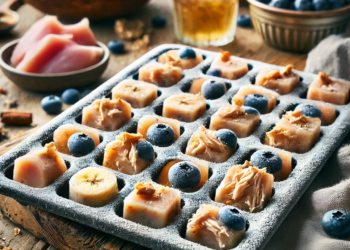 Frozen Chicken Fruit Cubes