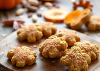 DIY Oat and Pumpkin Dog Treats