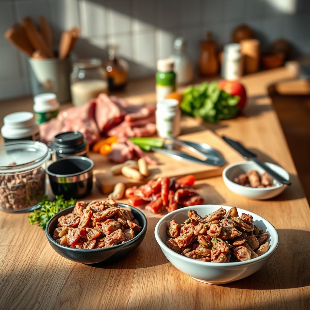 How to make raw dog food