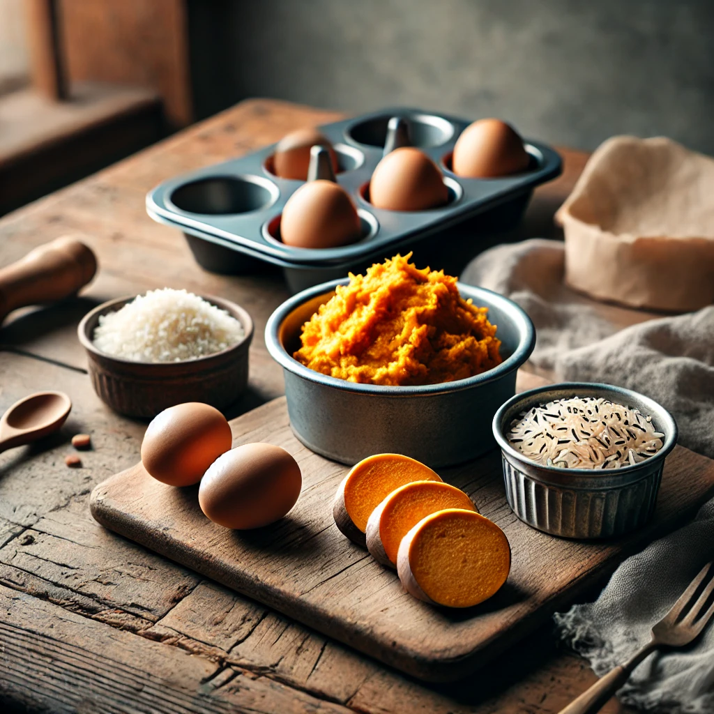 3-Ingredient Dog Cake Recipe with Sweet Potato and Brown Rice
