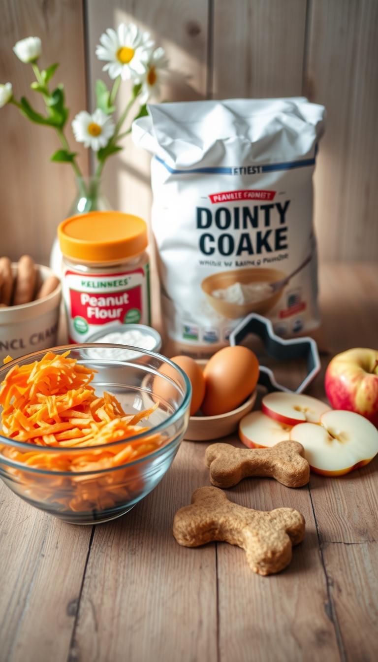 Dog cake ingredients