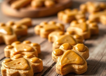 Frozen Peanut Butter Banana Dog Treats