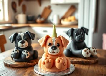 Mini Dog Birthday Cakes