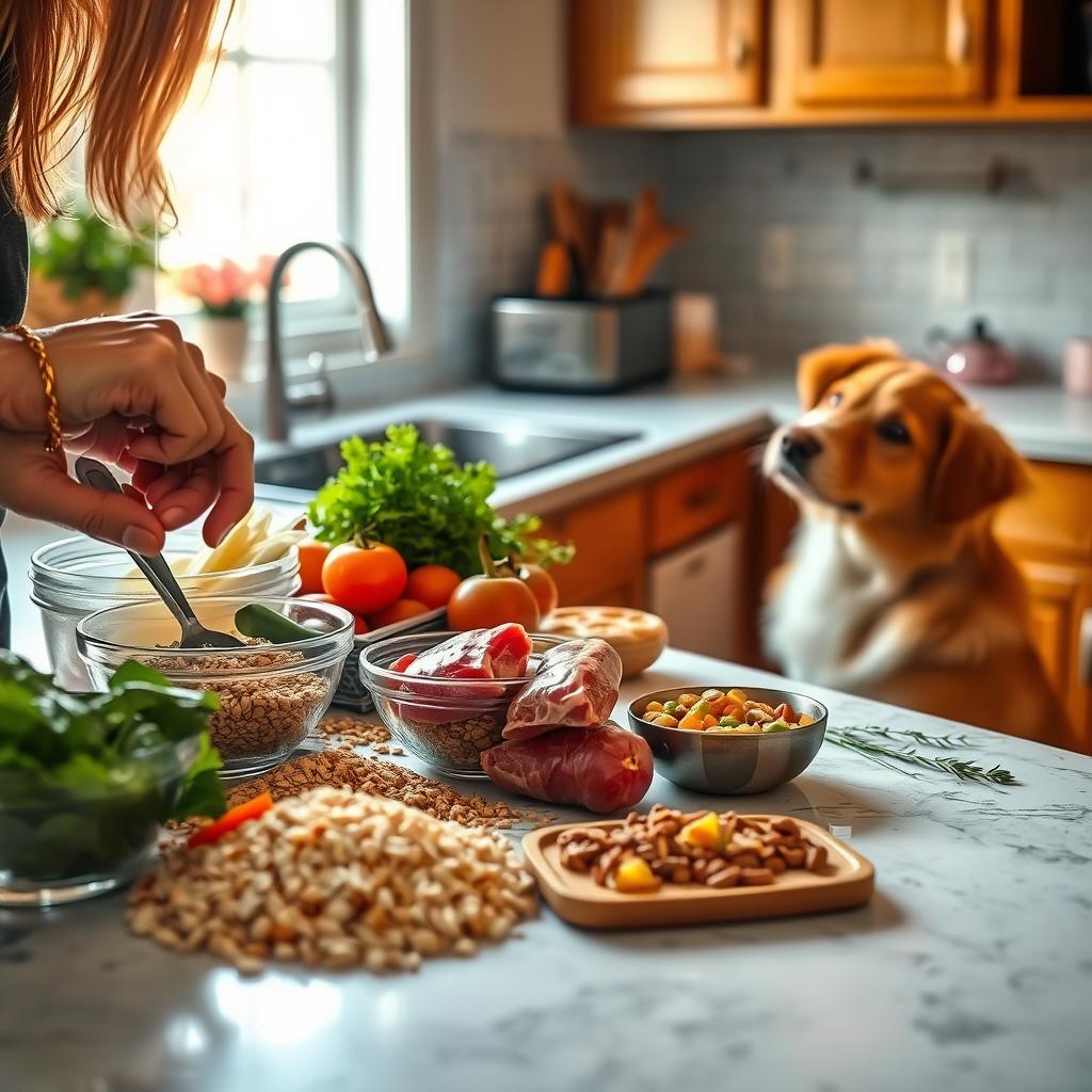 transitioning your dog to homemade food