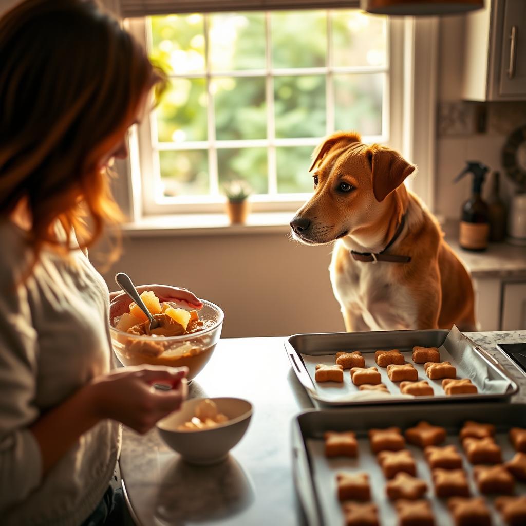 baking dog treats at home