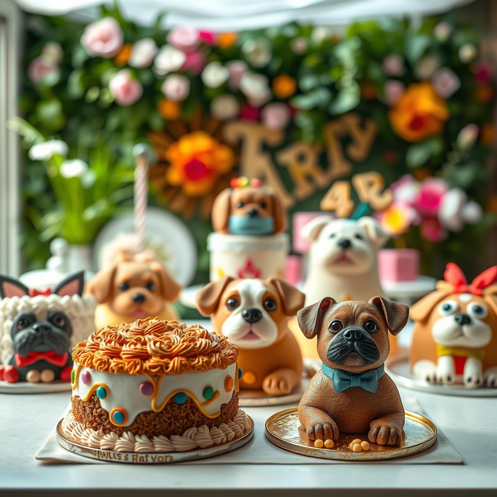custom dog cakes