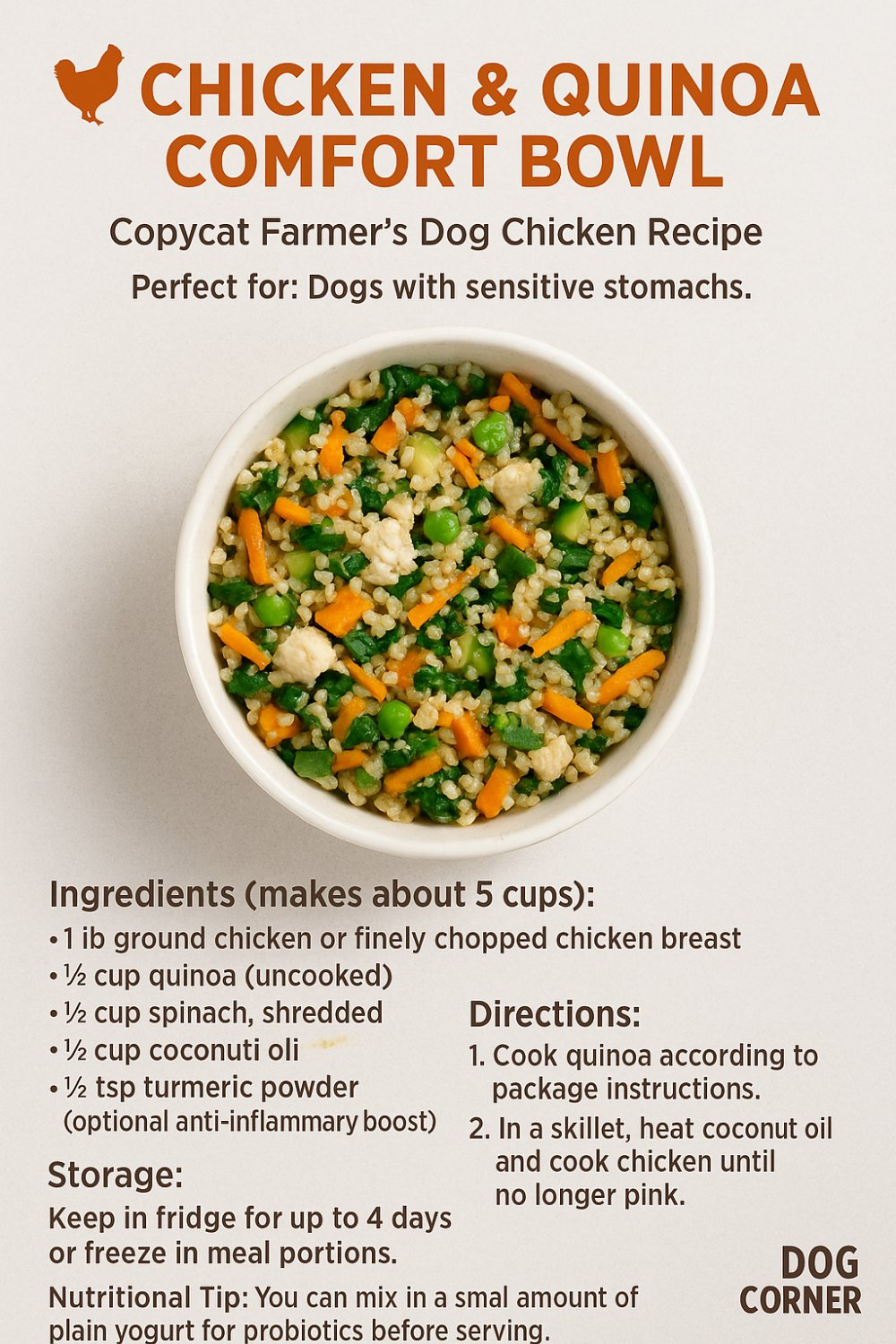 Chicken & Quinoa Comfort Bowl (