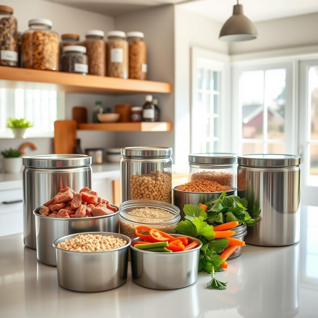 storing dog food