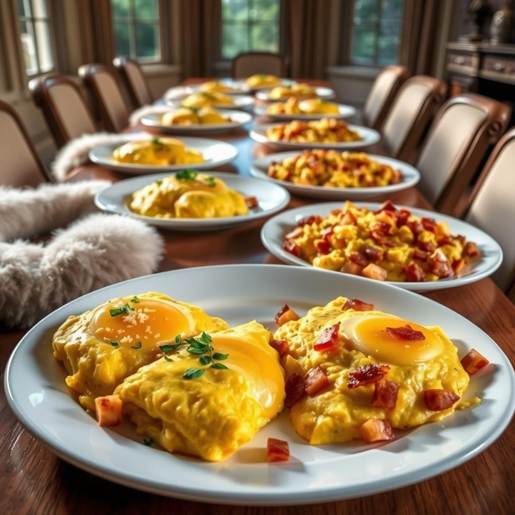 Doggy Omelets and Savory Scrambles