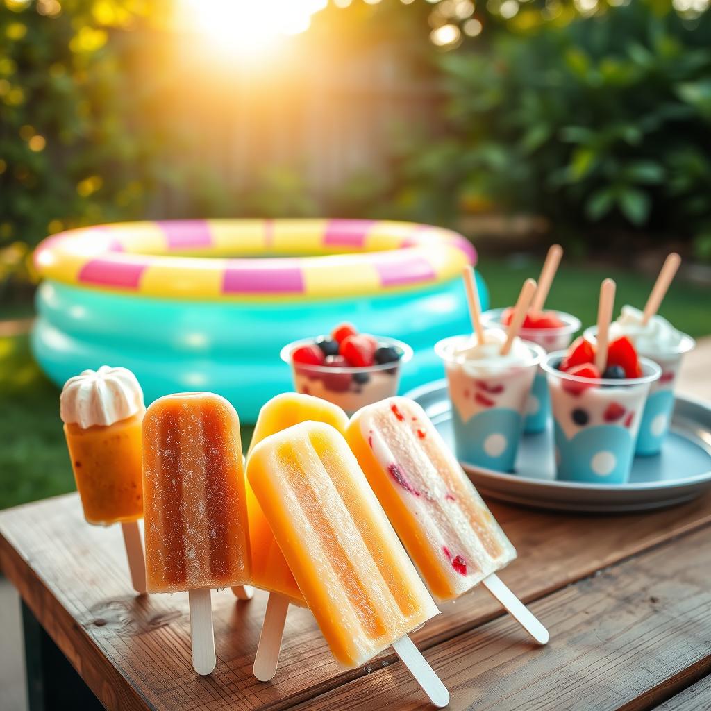 Cool and Refreshing Frozen Treats for Summer Birthdays