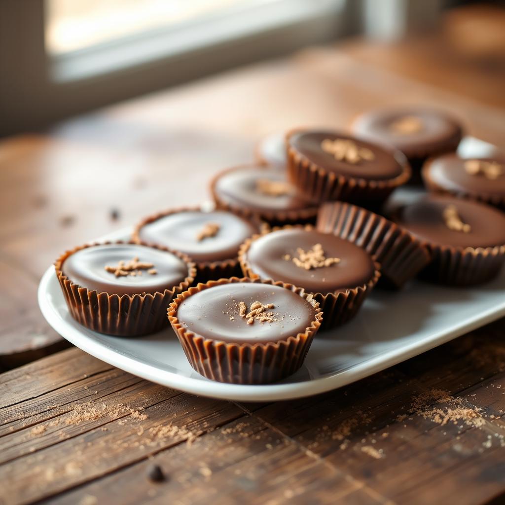 Peanut Butter Cups for Pups with Carob