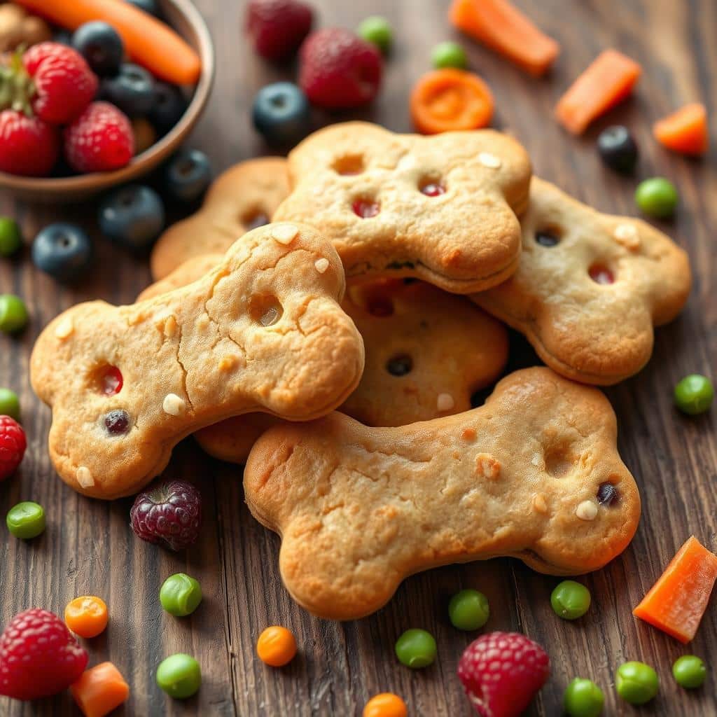 Fruity and Veggie Biscuits Dogs Love