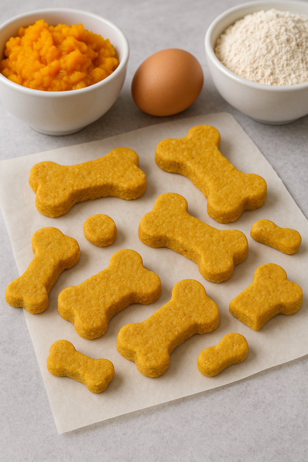 Butternut Squash & Peanut Butter Dog Cookies
